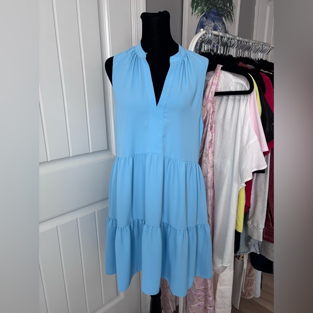 Amanda Uprichard Rylee Dress in Pacific - Picture 2 of 5
